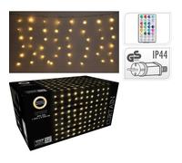 Tenda 400 Led, 200x200cm, Bianco Caldo, Natale, Luci Di Natale Multicolore