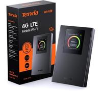 Tenda 4G Routeur Mobile WiFi,Hotspot Portable MiFi,Routeur 4G SIM,WiFi 6 AX300,Batterie Rechargeable,Port USB-C,WPA3,Écran Couleu