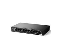 Tenda 8-Port Gigabit PoE Switch with RJ45 and SFP Uplink Ports (110W Total PoE Budget, VLAN, Range Up to 250m, 802.3af/at, Fanless, Plug & Play, Metal Housing) (TEG1110PF-8-120W)