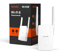 Tenda A23 Répéteur WiFi 6 AX1500, Extenseur WiFi Bi-Bande, Port Gigabit, Antennes 2 x 5dBi, LED de Signal Intelligent, Installation Facile, WPA3