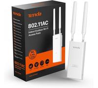 Tenda AC1200 Outdoor Gigabit Wireless Access Point, Dual Band, 1 Port Gigabit Ethernet Support PoE+/Passive PoE, Wall Mount/Pole, IP65 Waterproof, MU-MIMO, AP/Repeater Modes (OAP1200)