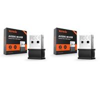 Tenda AX300 Adaptateur WiFi USB Nano Puissant pour PC, WPA2, Soft-AP, Windows 7/10/11, W311MI (Lot de 2)