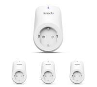 Tenda Beli SP3 Prise Connectée Intelligente, Prise WiFi Connectée Compatible avec Amazon Alexa Echo et Google Home, Contrôle à Distance, Conçue pour la Sécurité des Enfants (Lot de 4)