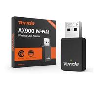 Tenda AX900 Wi-FI 6 Dongle Wi-FI - Adaptateur USB sans Fil à Double Bande pour PC/Bureau/Laptop - Mini Taille - Plug & Play - USB2.0 - Soft AP Mode - Supporte Windows 7/10/11/Linux 3.10+/UOS(U11)