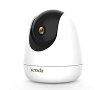 Tenda CP7 Caméra IP Surveillance WiFi, Caméra Bébé, Caméra de Sécurité 4MP HD, Vision Nocturne, Détection de Mouvement, Audio Bidirectionnel Pan/Tilt, 2,4GHz, Enregistrement SD et Cloud Blanc