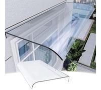 Tenda da Sole a baldacchino per Porte e finestre, pensilina da Giardino per esterni, moderna tenda da Sole per Porte anteriori e Posteriori, pannello in policarbonato impermeabile, tenda da