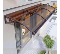 Tenda da Sole per ingresso Porta, tende da Sole per finestre, pensilina per Porta d'ingresso esterna, tenda da Sole per Porta in policarbonato Con staffa in alluminio, pensilina per Patio, p