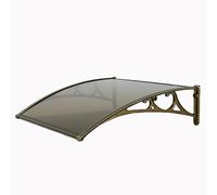 Tenda da Sole per Patio Con staffa, pensilina per Porta, pensilina per Patio, copertura in policarbonato per Porta, tenda da Sole per finestra in alluminio per esterni per UV, protezione da