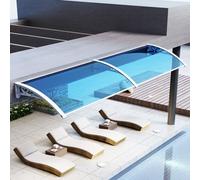 Tenda da Sole per Patio Con staffa, pensilina per Porta, pensilina per Patio, copertura in policarbonato per Porta, tenda da Sole per finestra in alluminio per esterni per UV, protezione da