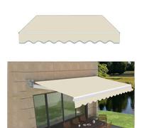 Tenda da Sole Rétrattile en Tessuto di Ricambio pour Tenda da Sole da Esterno pour terrasse, pour Porta del terrazzo e Riparo, Tessuto Resistente all'Acqua con Protezione UV (Vert, 2,5 x 2 m)