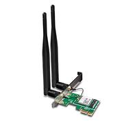 Tenda E30 Adaptateur Wi-FI 6 PCI-E sans Fil 3000 Mbps, Carte réseau AX3000, Bluetooth5.0, Double Bande, MU-MIMO, OFDMA, Ultra-Faible Latence, Gaming Top Niveau, Compatible avec Win10, Plug & Play