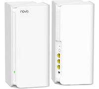 Tenda MX15 Pro (2-Pack) - Wi-FI 6 AI Mesh Système, AX5400 Dual-Band 2.4 GHz/5 GHz Mesh Wi-FI, Couverture jusqu'à 446㎡, OFDMA+MU-MIMO, Installation Simple, Contrôle Parental