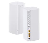 Tenda Nova ME3 Pro 7 Système WiFi Mesh - BE3600 Dual Band (2.4GHz: 688Mbps, 5GHz: 2882Mbps), Couverture pour Maison de 2-3 Chambres - 3 Ports Gigabit par unité, NFC, WPA3, Paquet de 2