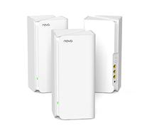 Tenda Nova Mesh WiFi 6 AX5400 (MX15 Pro) pour Toute la Maison, 6 antennes 3 dBi jusqu'à 200 m², Wi-FI 6 maillé pour jusqu'à 200 appareils, 3 Ports Gigabit, Installation Facile, Amazon Alexa