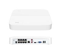 Tenda NVR 8 Canaux, 4K PoE Vidéo Surveillance Enregistreur, Transmission 250m, H.265+, Plug and Play, HDD(jusqu'à 10TB)/Cloud Storage, Protection Parafoudre 4KV, Surveillance à Distance APP, N6P-8H