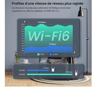 Tenda A33 bridge/repeater Répéteur de réseau Blanc, Répéteur WiFi