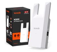 Tenda Répéteur WiFi, Amplificateur WiFi N300, WiFi Extender, WiFi Booster, 1 Port Ethernet, Couvre jusqu'à 90㎡, Compatible avec Les Box Internet, R10(Blanc)