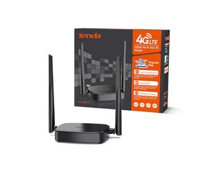 Tenda Routeur 4G, Box 4G WiFi, Routeur SIM LTE 150 Mbps, Modem 4G san Fil, 2.4GHz Wi-FI 300 Mbps, CAT4, 2 Antennes Externe, Fast Ethernet Port LAN/WAN, Nano SIM Carte, USB-DC, Plug et Play (4G03 Pro)