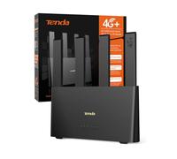 Tenda Routeur 4G08 Box 4G+ CAT6 300Mbps, AC1200 Double Bande, avec Carte SIM Nano Débloquée, 4 Antennes Externe,Port Gigabit LAN/WAN,OpenVPN, MU-MIMO,Mesh WiFi+,Plug et Play