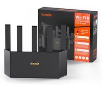 Tenda Routeur WiFi 6 Vertical AX1500 Smart WiFi avec 4 Ports Gigabit, Wi-FI + Couverture Longue portée, Prend en Charge WPA3, IPv6, routeur de Jeu avec contrôle Parental (RX2LPro)