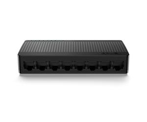 Tenda SG108, Commutateur Ethernet Gigabit 8 Ports, concentrateur réseau Non géré, répartiteur Ethernet, Plug & Play, Ports blindés et boîtier en Plastique, Montage sur Bureau/Mural, sans Ventilateur,