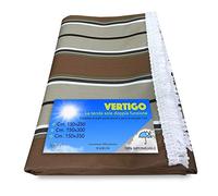 TENDA Sole Vertigo da Esterno Giardino balcone RIGHINO Marrone impermeabile e idrorepellente - Cm. 150 x 250