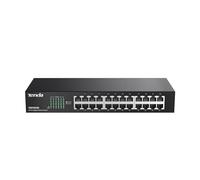 Tenda Switch Ethernet 24 Ports Gigabit, Switch Gigabit 10/100/1000 Mbps, Plug & Play, Rackable, Protection Foudre, Boitier Métal pour la Surveillance de Sécurité à la Maison et Bureau(TEG1024D)
