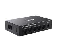 Tenda Switch Ethernet 5 Ports Gigabit, Switch RJ45, Hub RJ45, QoS, IGMP Snooping, Auto MDI/MDX, Boitier Métal, Multiprise Ethernet, Brancher et Utiliser, Durable, Silencieux et Flexible（TEG1005D）
