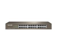 Tenda TEF1024D - Commutateur - 24 x 10/100 - de bureau, Montable sur rack