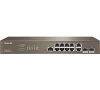 Tenda TEG5312F Commutateur géré Gigabit L3, 10x RJ45 1Gb/s, 2x SFP, STP, RSTP, MSTP, IGMP, VLAN, Rack