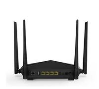 Routeur Tenda V12 AC1200 Bi-Bande VDSL/ADSL 300Mbps 2.4GHz Gigabit LAN Forage de Faisceau Technologie Noir