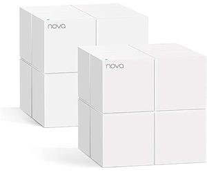 Tenda WiFi Mesh AC1200 Nova MW6 (2 Pack)- WiFi 5 Mesh System for Whole Home - Coverage of 200㎡(2500ft²) - Replacement Extender WiFi Repeater - Parental Control