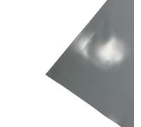 TENDAGGIMANIA Bache Protection en PVC 650 g/m² pour Camion, Bois, Jardin et Exterieur - 100% imperméable et Anti-UV - Vente au Demi-mètre linéaire - Couleur : Gris Foncé - Hauteur Rouleau 250 CM