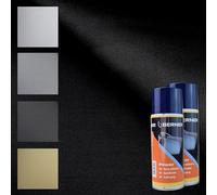 TENDAGGIMANIA Ciel de Toit Voiture Nid d'abeille Kit Tissu + Colle Spray, Ciel Toit Auto Couleur Noir 1440 -Taille 3,5 MT X 1,5 MT + 2 Colle