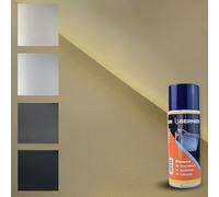 TENDAGGIMANIA Ciel de Toit Voiture Velours couplé Kit Tissu + Colle Spray, Ciel Toit Auto + Colle aérosol (Beige Vel.185, 2 m + 1 Colle)