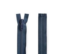 TENDAGGIMANIA Fermeture éclair double curseur chaîne 10 MM - Couleur BLEU - Longeur: 300 CM - Fermeture eclair séparable ANTI CORROSION ET ANTI UV en Nylon pour tapisserie Nautique et Exterieur