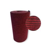 TENDAGGIMANIA Paillasson Tapis Interieur Exterieur Entree Couleur Rouge -Tapis Antidérapant Exterieur et Absorbant - Hauteur 1 MT- Longueur Personnalisable