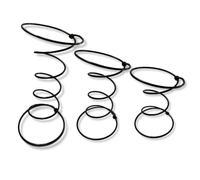 Tendaggimania Ressort Sommier biconique en acier galvanisé -4 Tours- Ressort pour tapisserie, canapé, chaises, matelas - Set 4 pieces