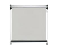 TENDAGGIMANIA Store Enrouleur Exterieur Protection UV-Dimension 200CM x 200CM-Store Balcon Exterieur +câbles Acier Inoxydable- confidentialité Store Exterieur sur Mesure-Mécanisme Manuel/motorisé