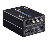 Tendak HDMI vers S-Vidéo AV RCA Composite R/L Convertisseur audio vidéo compatible 720p/1080p avec câble RCA/S-Vidéo pour PC Portable Xbox PS3 TV STB VHS VCR Caméra Blu-Ray DVD (HDMI vers Composite)