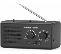 Tendak Radio Portable FM/AM, Grand Haut-Parleur 5W, avec la Meilleure réception, USB/Alimenté par Pile, Design de poignée Unique, Transistor Radio Applicable à la Famille/en Plein air/Camping