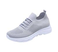 Tendance à Enfiler, Chaussures de Marche Respirantes en tricotée, Chaussures de Sport décontractées, Confortables et légères pour Femmes Belle Humeur au Stade ou en Ville