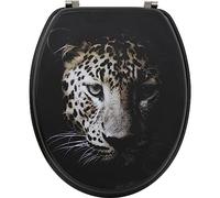 Tendance - Abattant wc mdf 18 pouces attaches acier inoxydable - leo