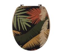 Abattant WC en Bois déco Exotic garden avec Kit fixation en Acier Inoxydable - TENDANCE, 3664323169386