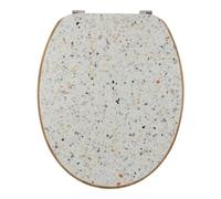 Abattant WC en bois 18 pouces - Couvercle Design - Tendance - Terrazzo