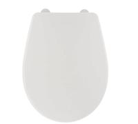 Tendance - Abattant WC Plastique 18 Pouces Attaches Plastiques - Blanc - Salle de Bain - Abattants Universel - Lunette de Toilette