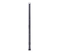 Barre de douche Tringle extensible de 135 à 250 cm en Aluminium Noir - TENDANCE