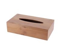 Tendance - Boite à Mouchoirs - Bambou - Salle de Bain - Accessoire Salle de Bain à Poser