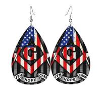 Tendance Boucle D'Oreille Symbole De Foi Maçonnique Et Caritatif Du Drapeau Américain Boucles D'Oreilles Femme Légères Boucle D'Oreille En Cuir Pour Femmes Fête Decorations