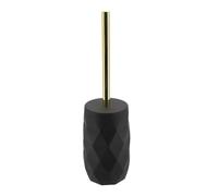 TENDANCE Brosse WC avec Support Noir et Doré